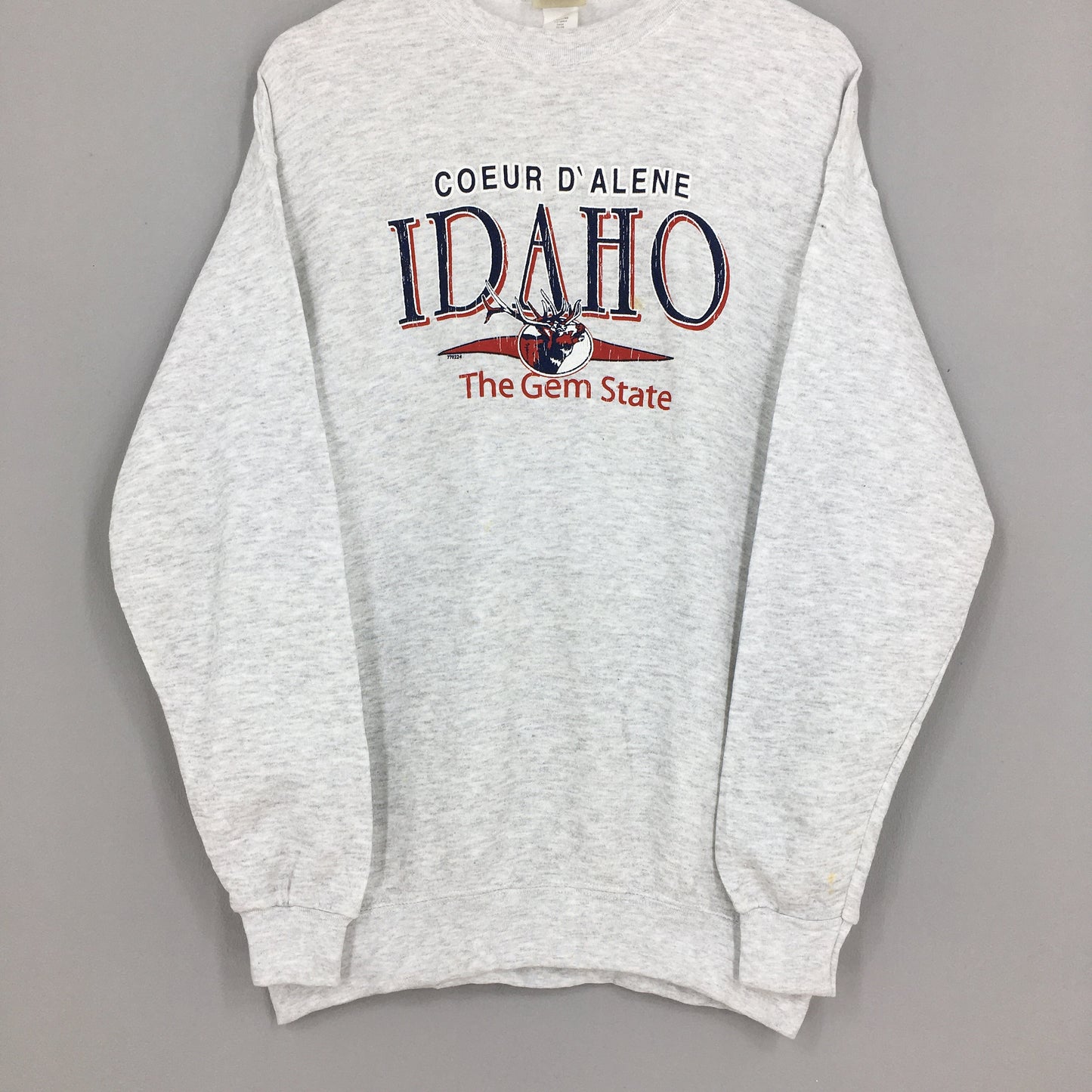 Idaho The Gem State Gray Sweatshirt Medium