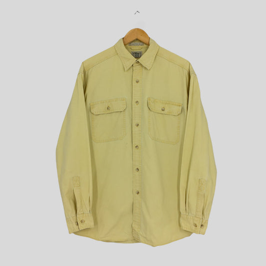 LL Bean Plain Work Shirt Medium