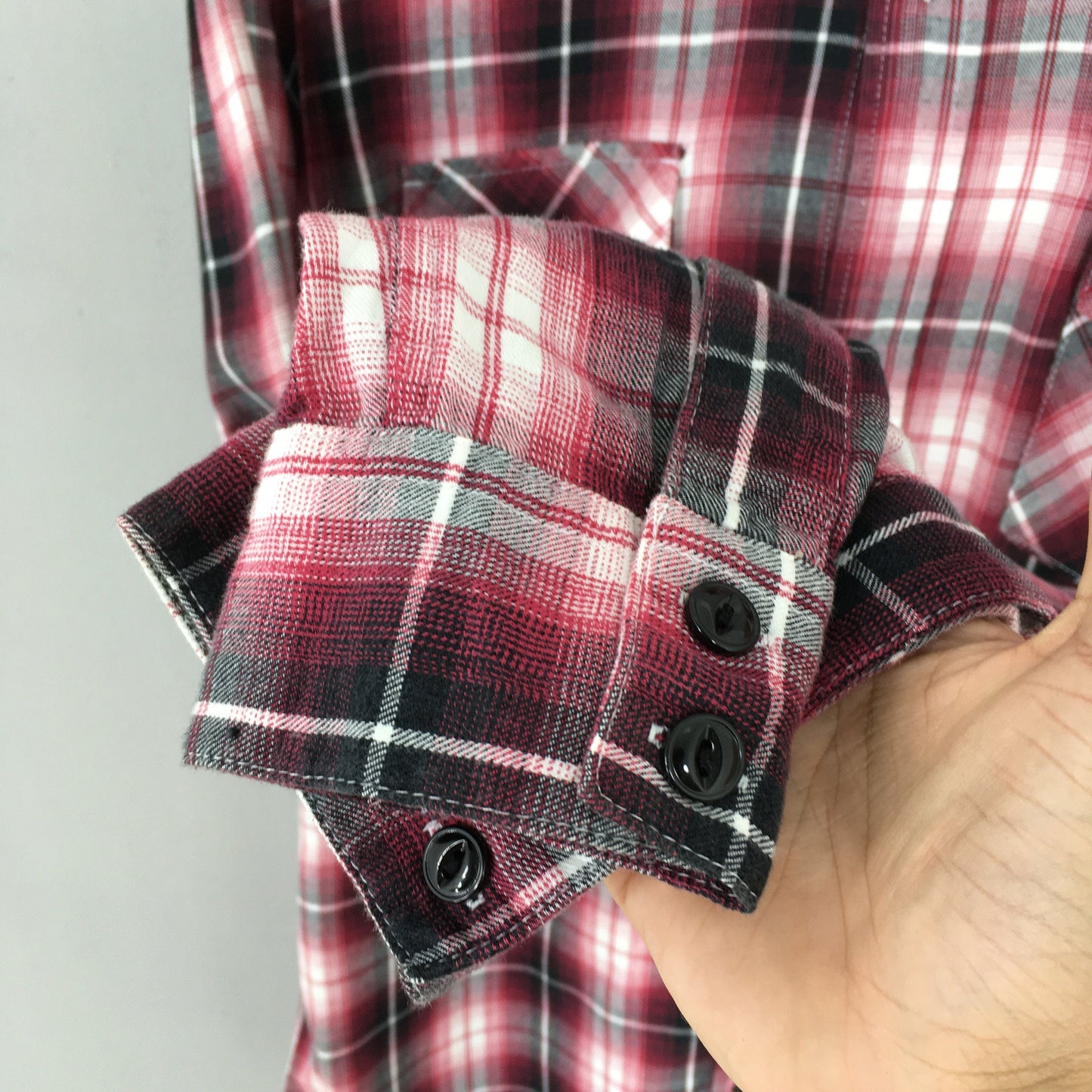 Plaid Shadow Tartan Flannel Large