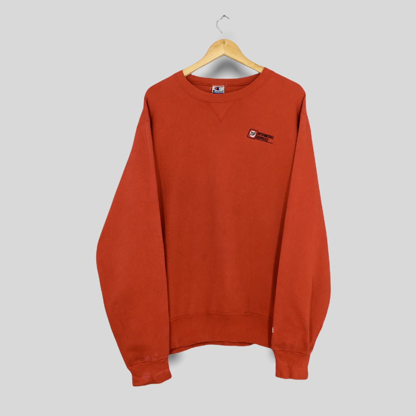 Champion Red Sweatshirt Large