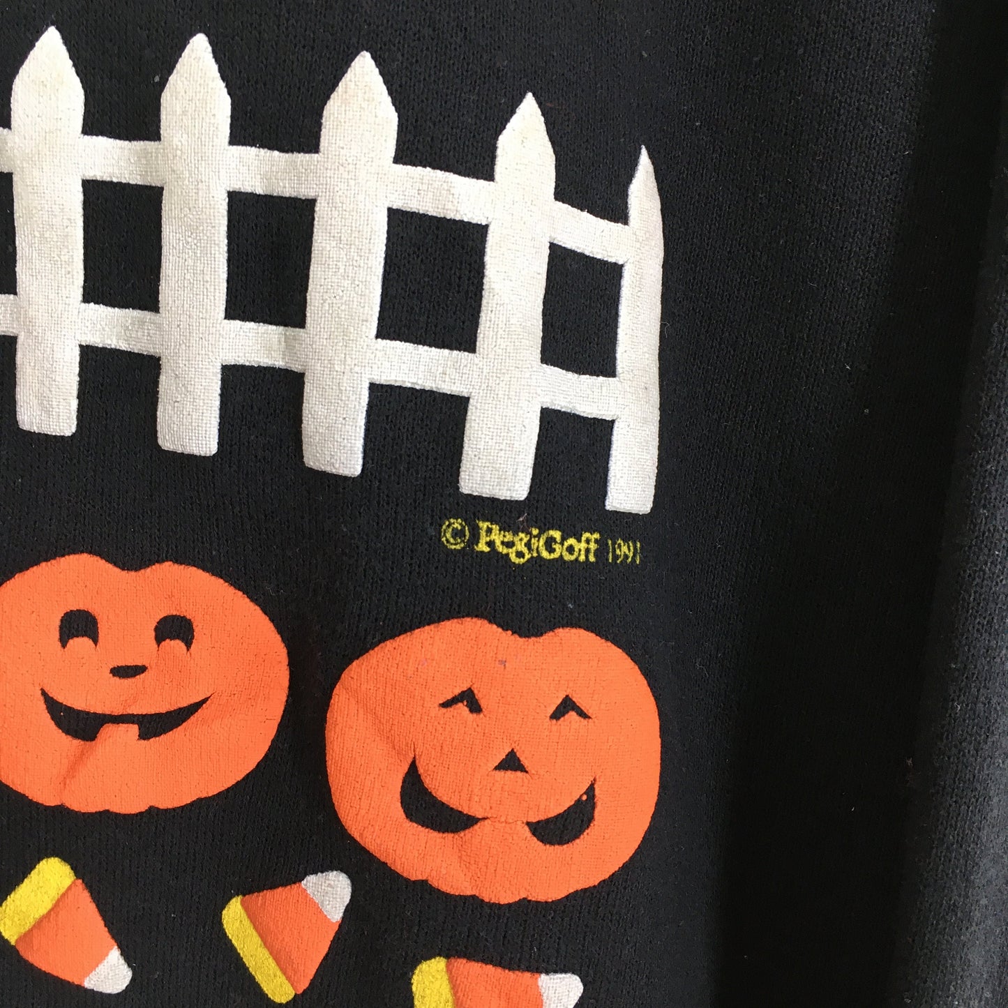 Happy Halloween Pumpkin Black Sweatshirt XLarge