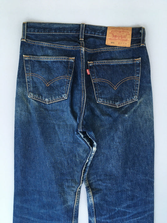 Levi's 501 Indigo Blue Jeans Size 30x30