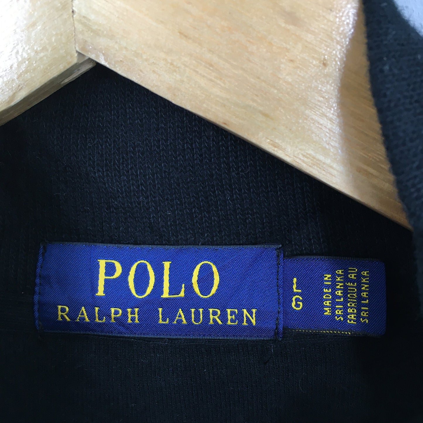 Polo Ralph Lauren Pony Black Sweater Large