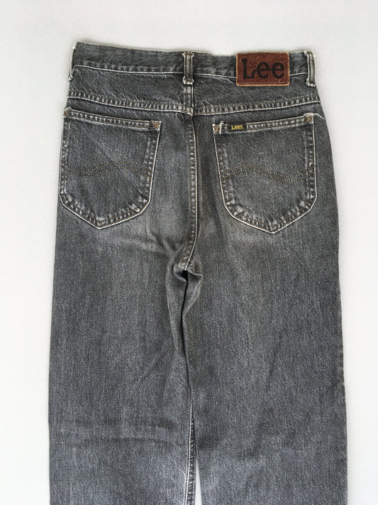 Lee Riders Ash Gray Stone Washed Jeans Size 26x30.5