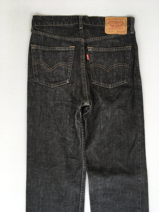 Levi's 503 Dark Black Jeans Size 28x33.5