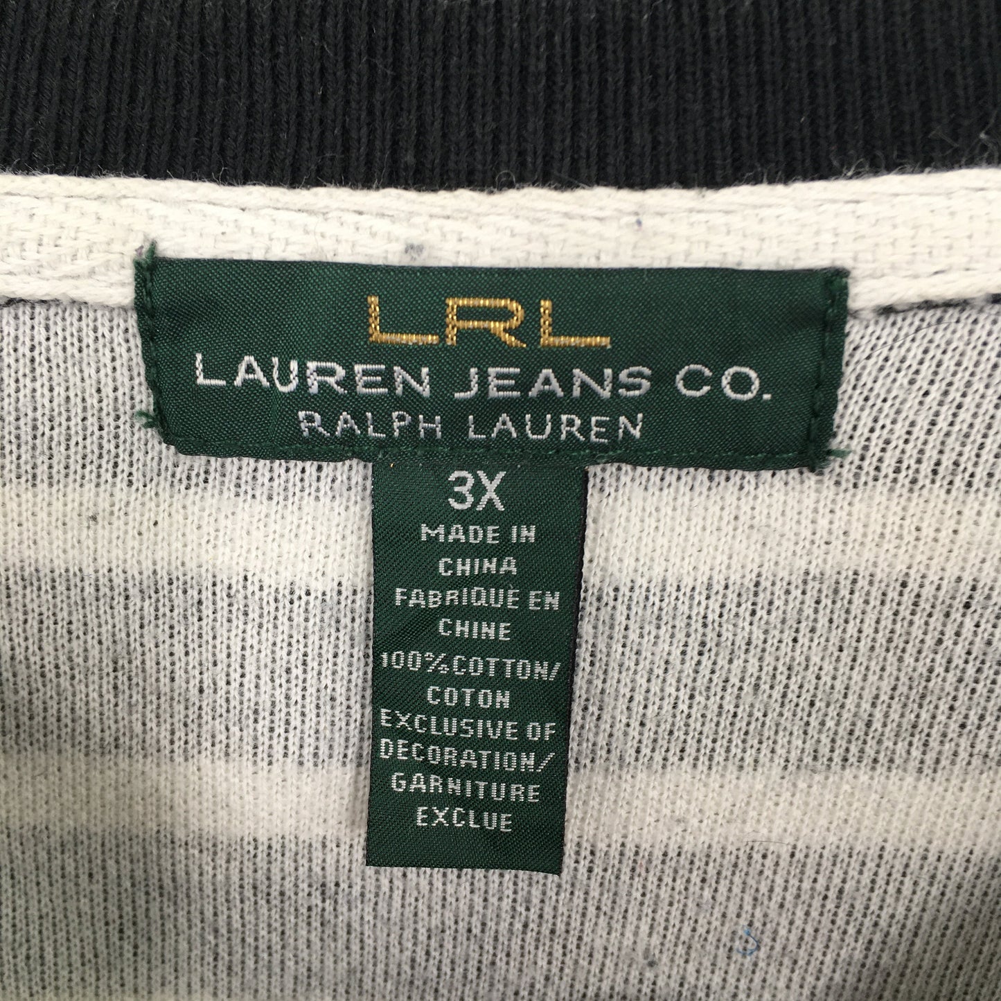 Ralph Lauren Stripes Women Sweatshirt 3XLarge