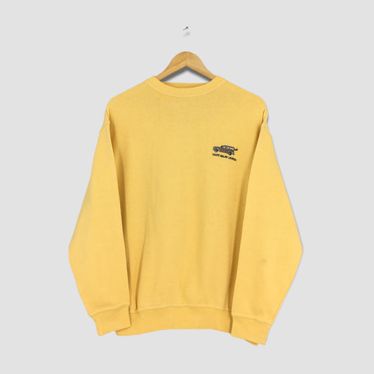 Chaps Ralph Lauren Yellow Sweatshirt Medium