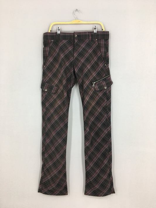 Japanese Cargo Pants Tartan Size 34x33