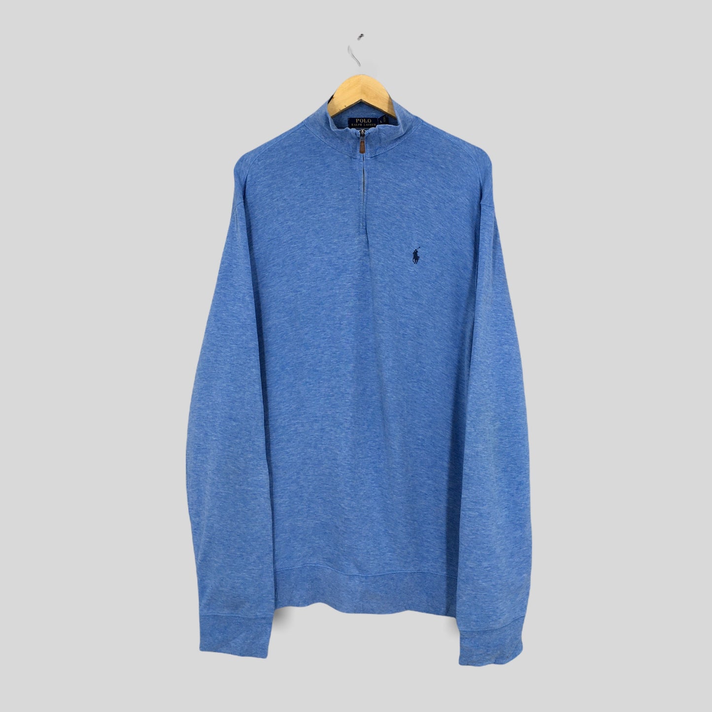 Polo Ralph Lauren Pony Blue Sweater Large