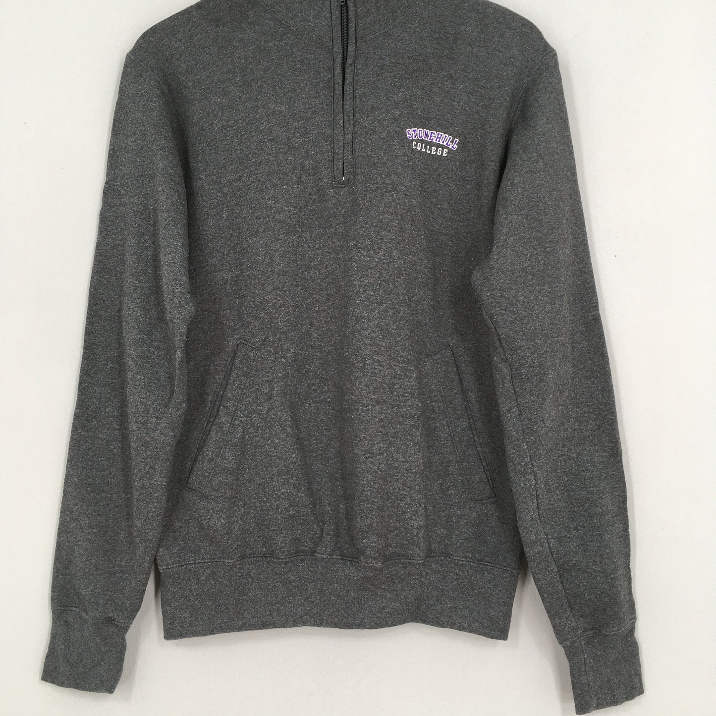 Champion Stonehill College Half Zipper Sweater Small