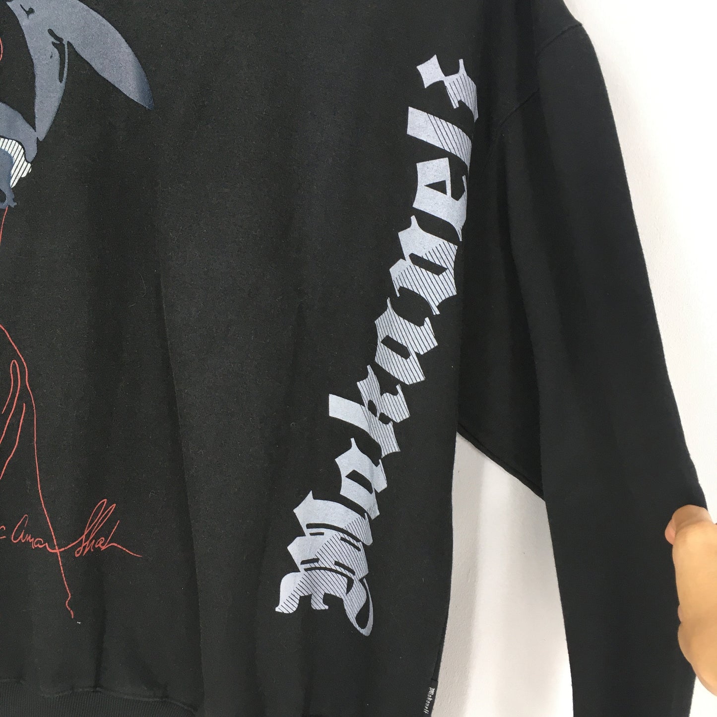 Makaveli Tupac Black Hip Hop Sweatshirt XLarge