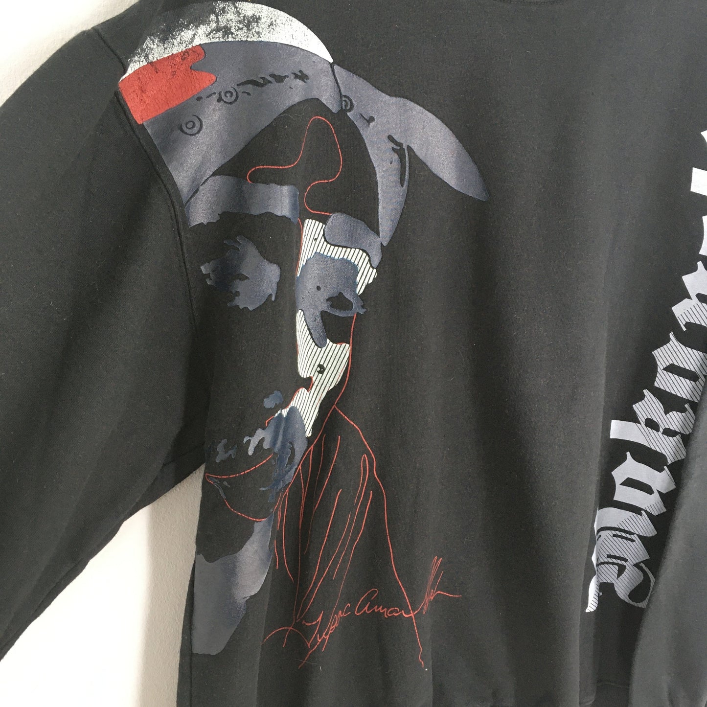 Makaveli Tupac Black Hip Hop Sweatshirt XLarge