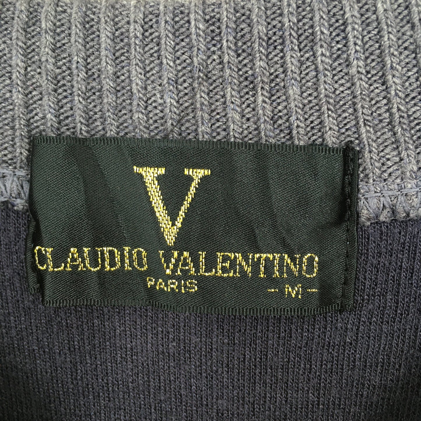 Claudio Valentino Gray Sweatshirt Medium