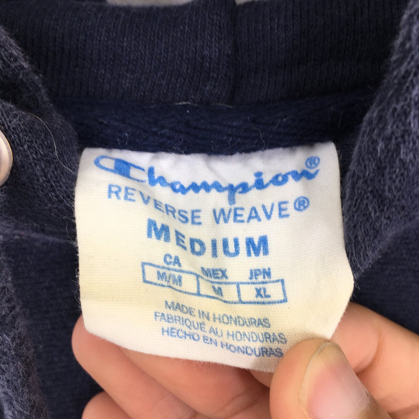 Champion Reverse Weave Hoodie Sweatshirt Medium