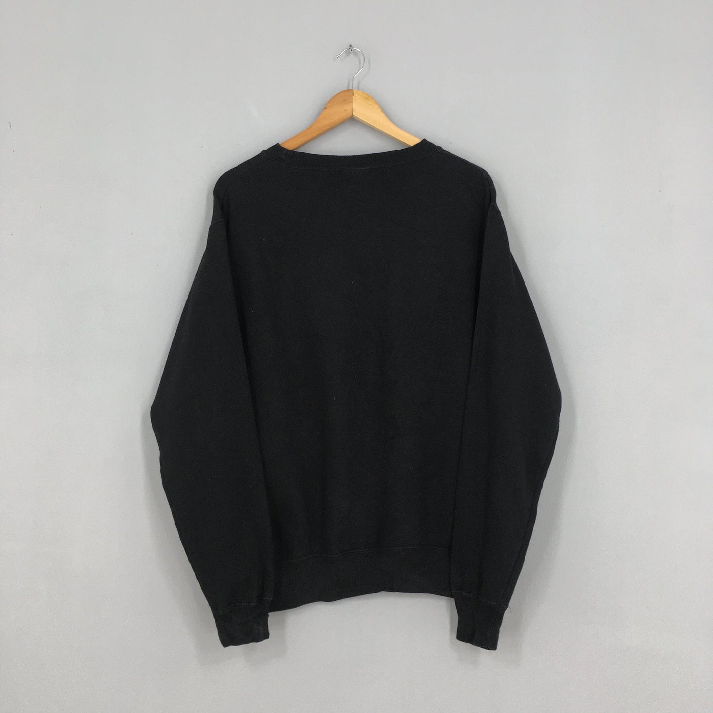 Quote But First Coffee Black Sweater Medium