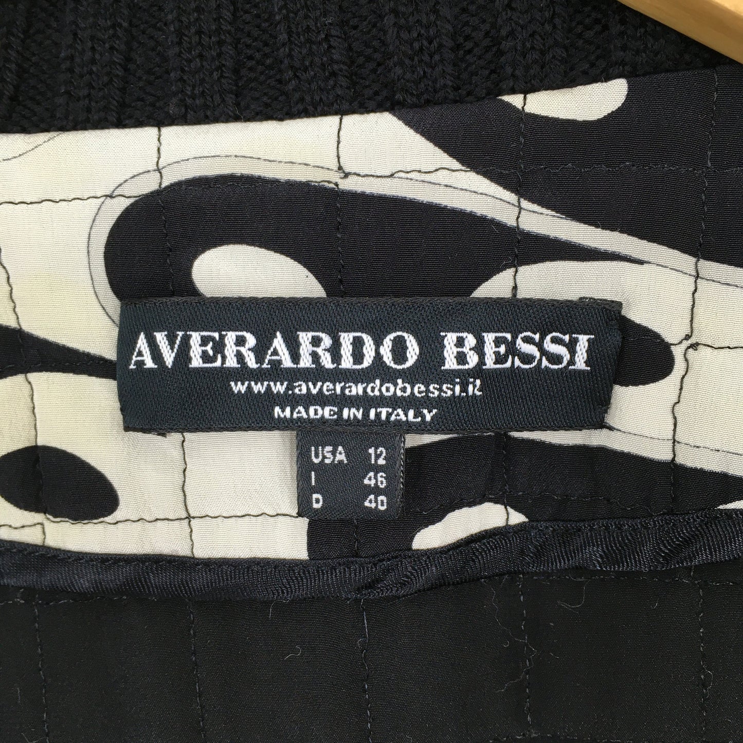 Averardo Bessi Italy Ying Yang Silk Jacket Medium