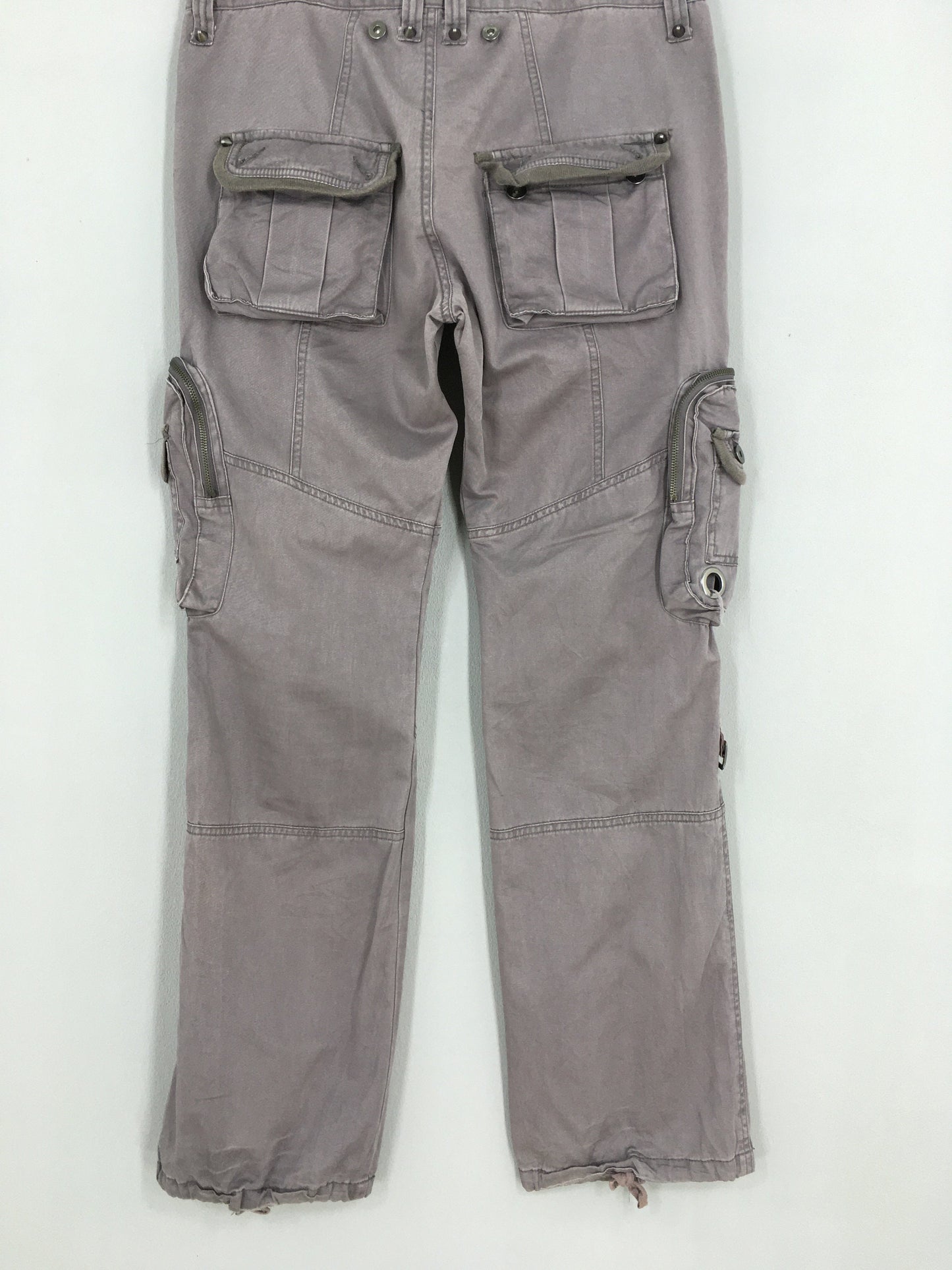 Japanese Glad News Cargo Pants Gray Size 34x31.5