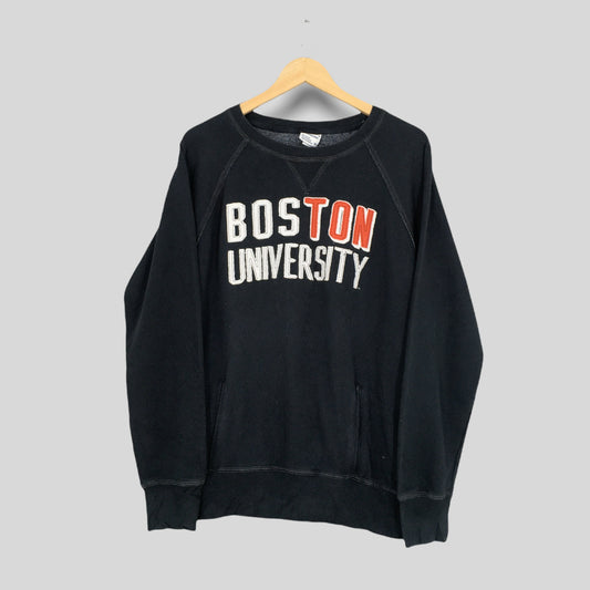 Boston University Black Sweater Medium