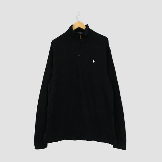 Polo Ralph Lauren Pony Black Sweater Large