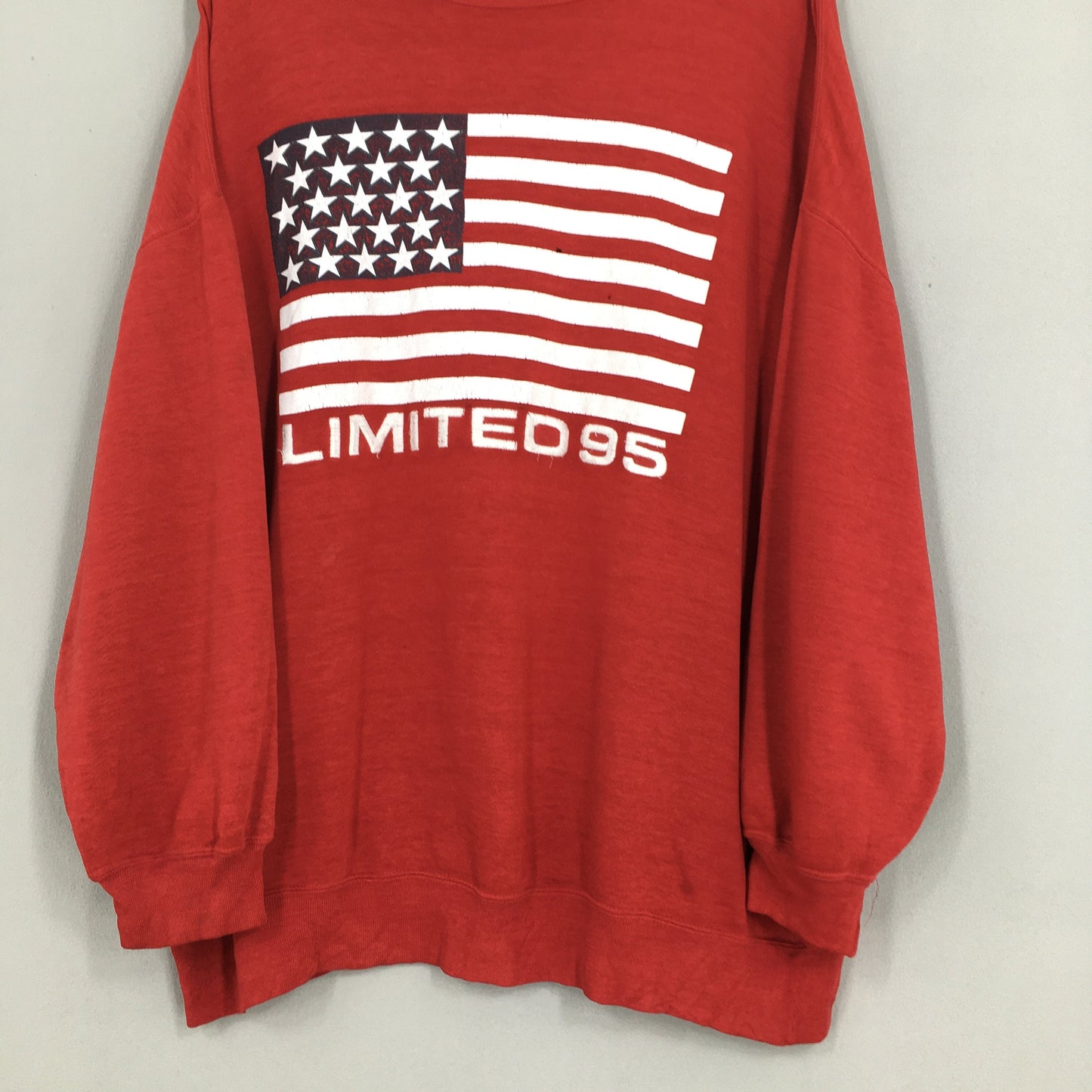 Limited 95 America Flag Red Sweater 2XLarge