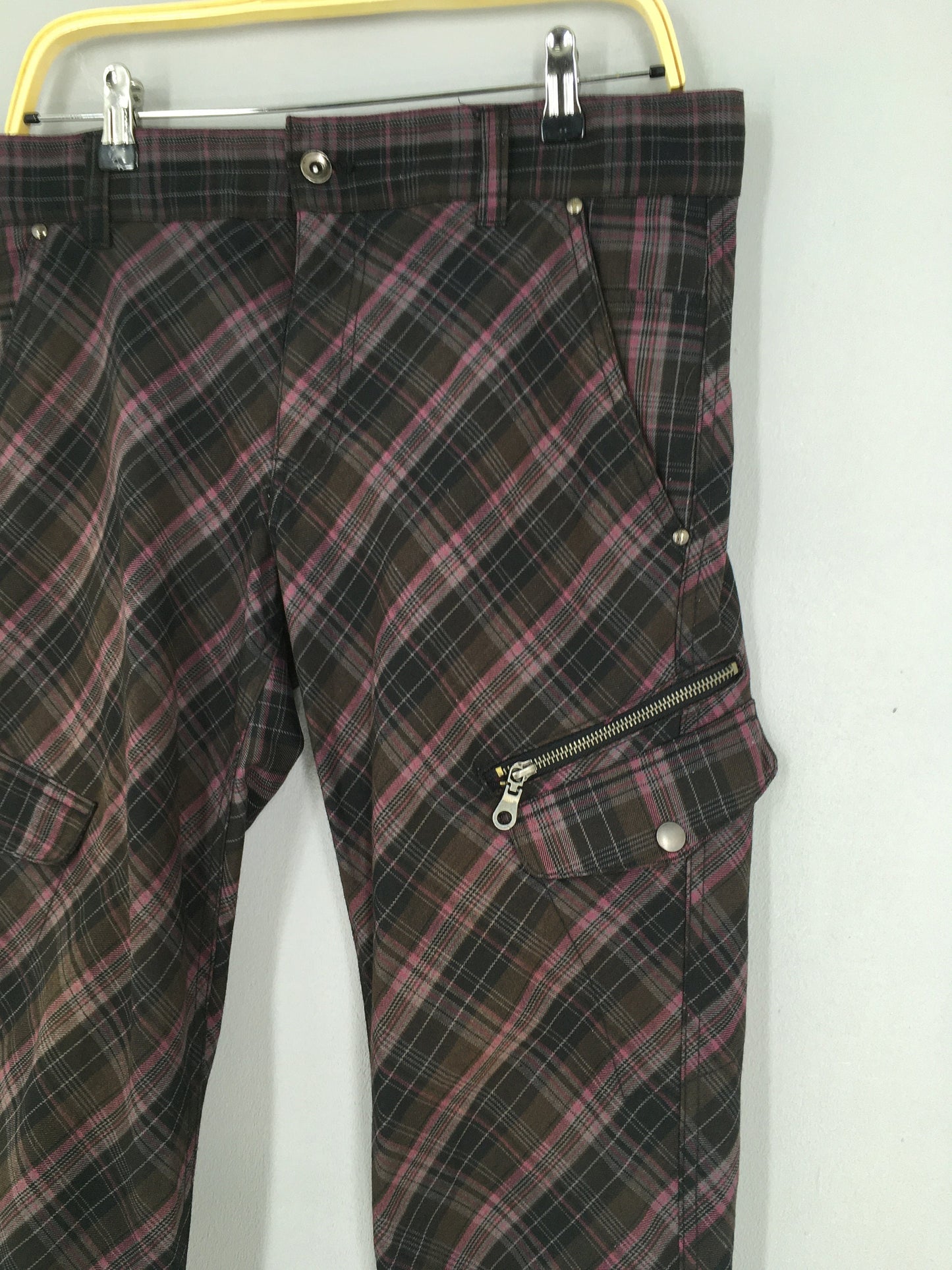 Japanese Cargo Pants Tartan Size 34x33