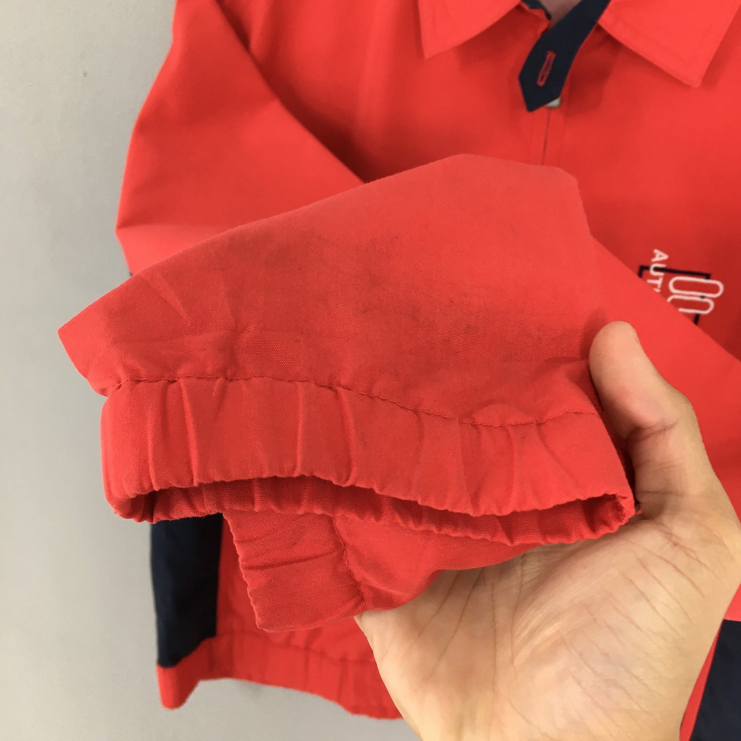 Fila Italia Windbreaker Red Jacket Small