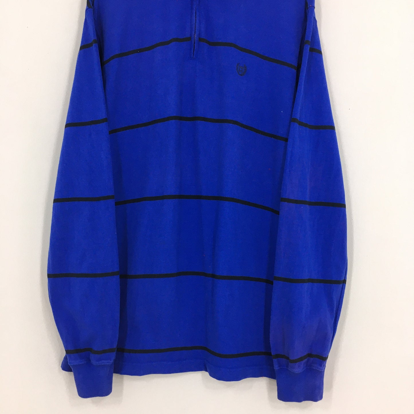 Chaps Ralph Lauren Stripes Blue Jumper Large