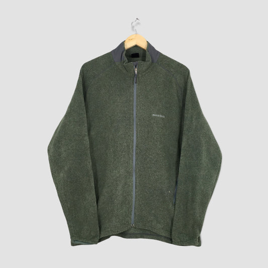 Mont-bell Fleece Green Fleece Sweater XLarge