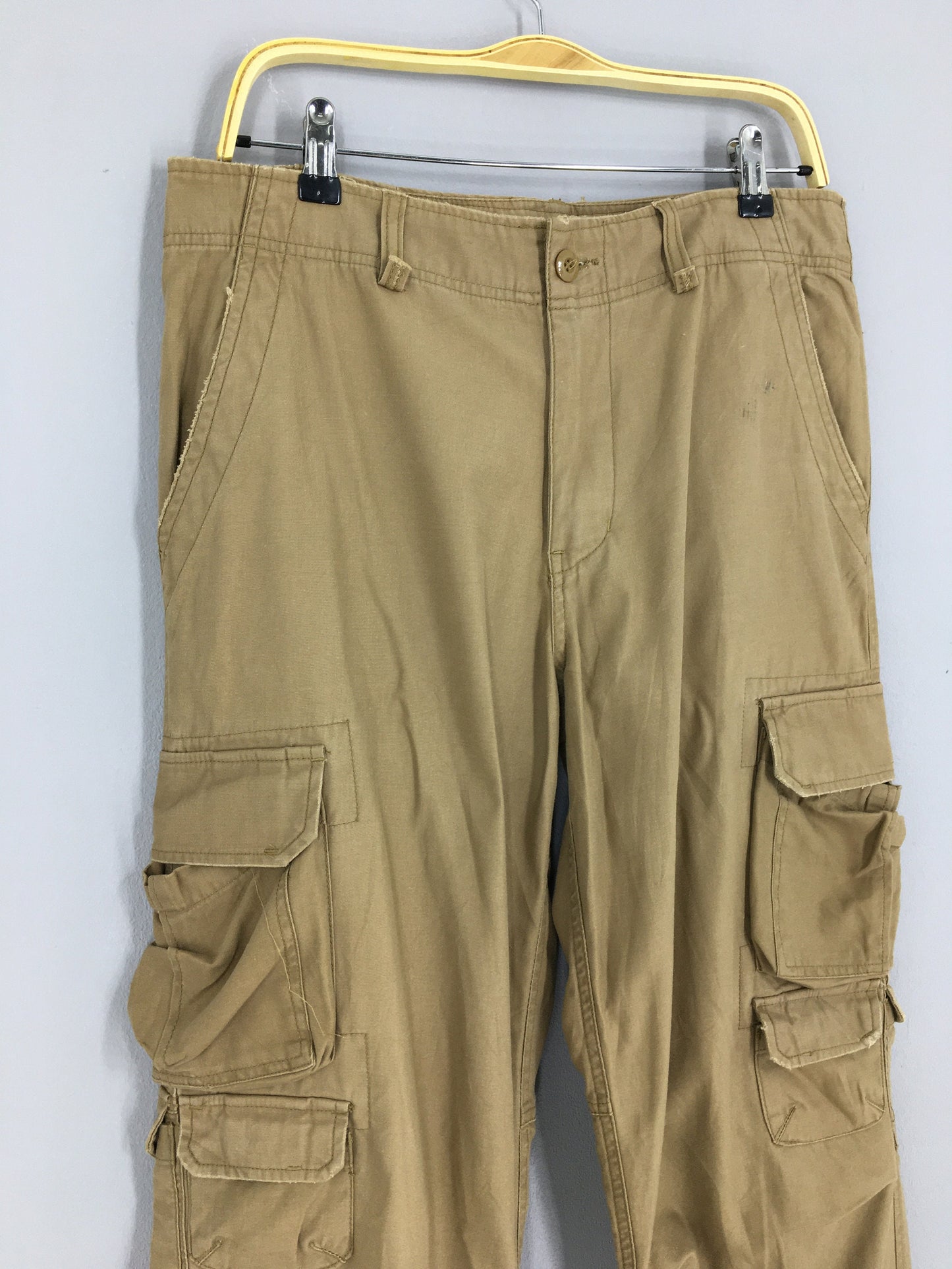 B.C.B.S Japan Drawstring Hem Cargo Pants Size 34x32.5