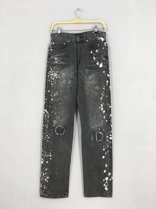 Movin Japan Splatter Painter Jeans Distressed Size 29x32