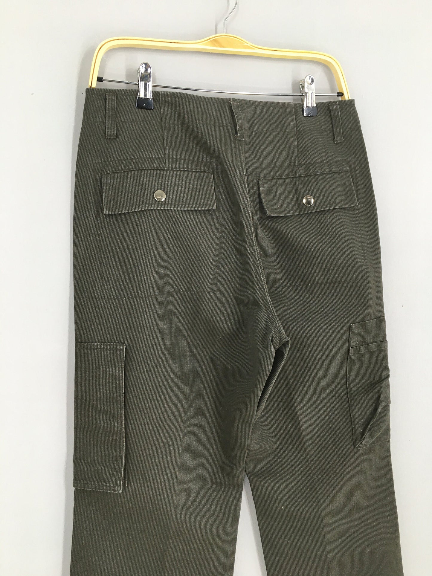 Comme Ca Ism Gray Cargo Pants Straight Cut Size 30x30