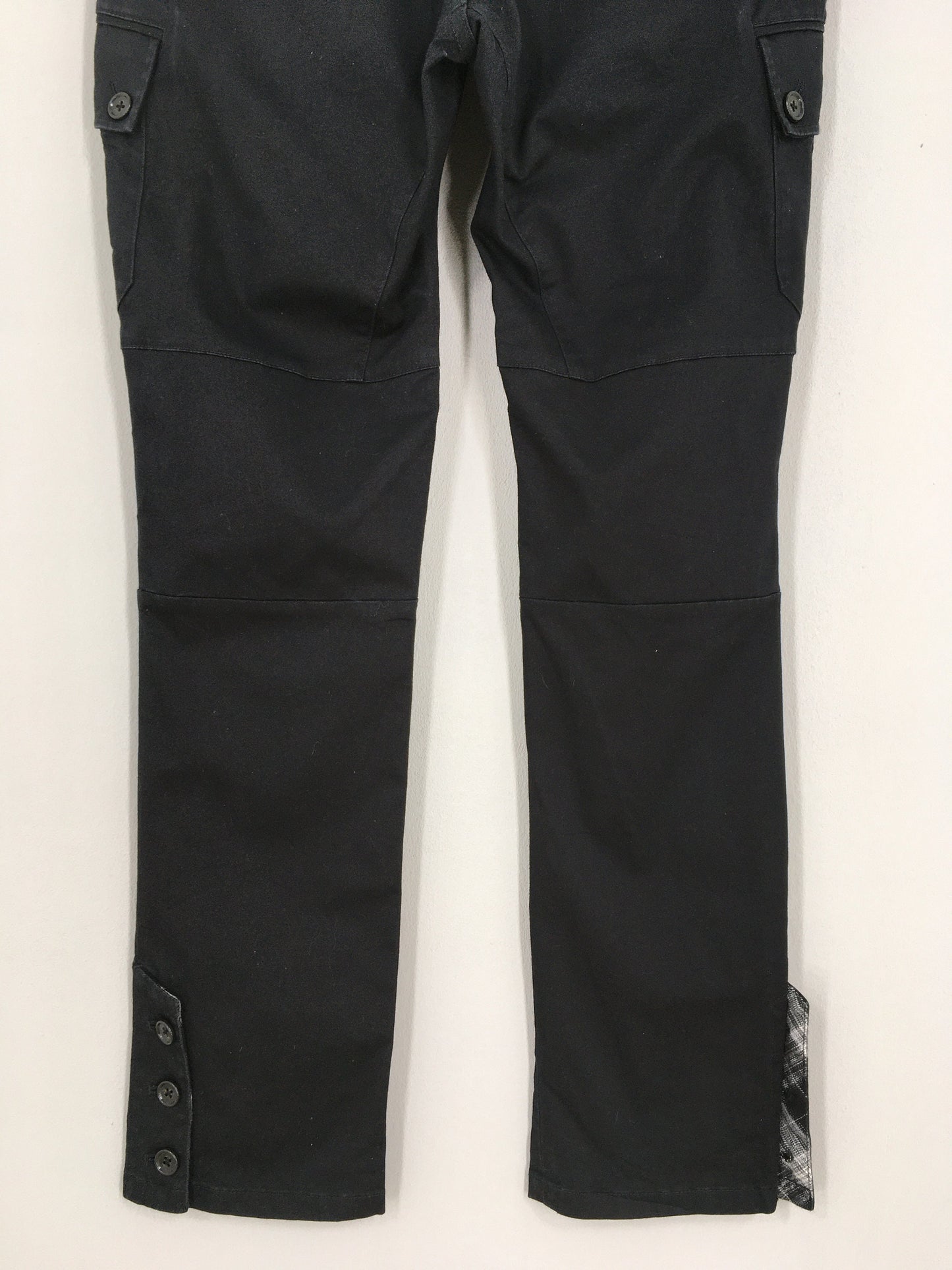 Comme Ca Men Black Cargo Pants Slim Fit Size 32x30.5