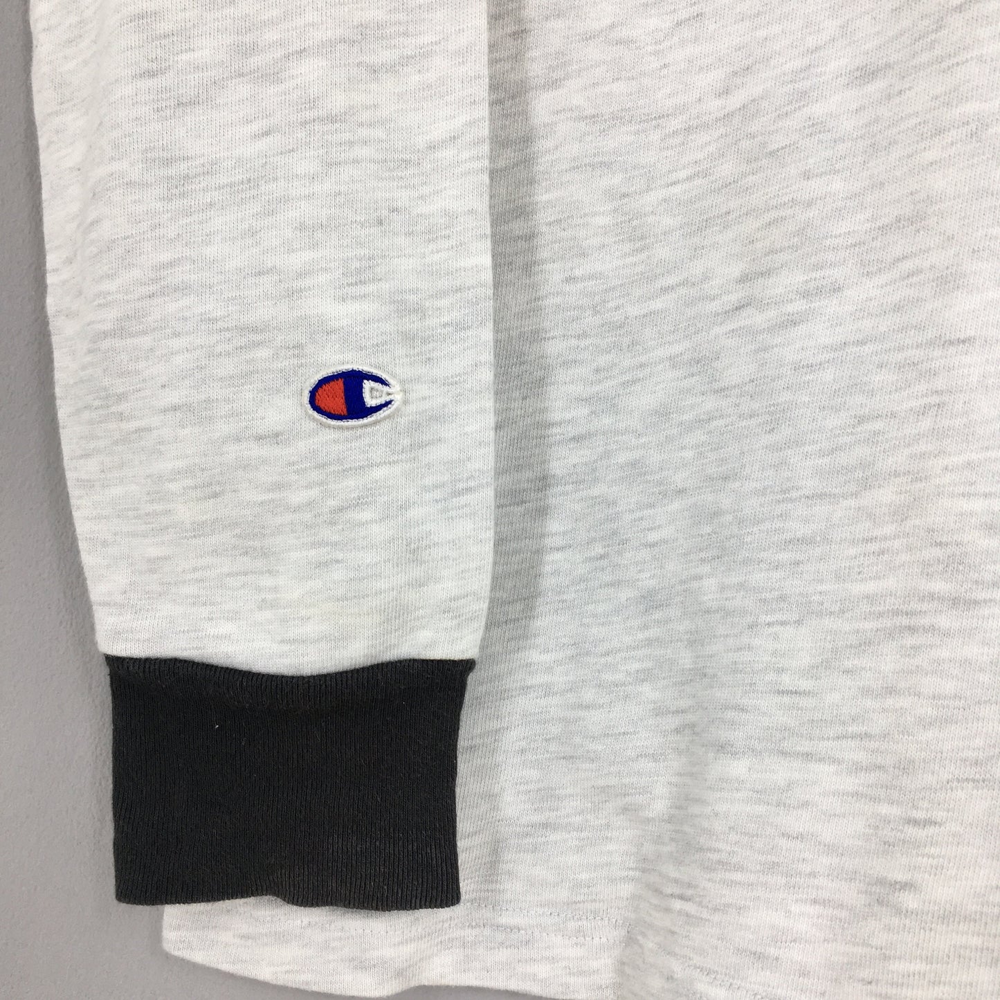 Champion Script Logo Striped Polo Shirt Medium