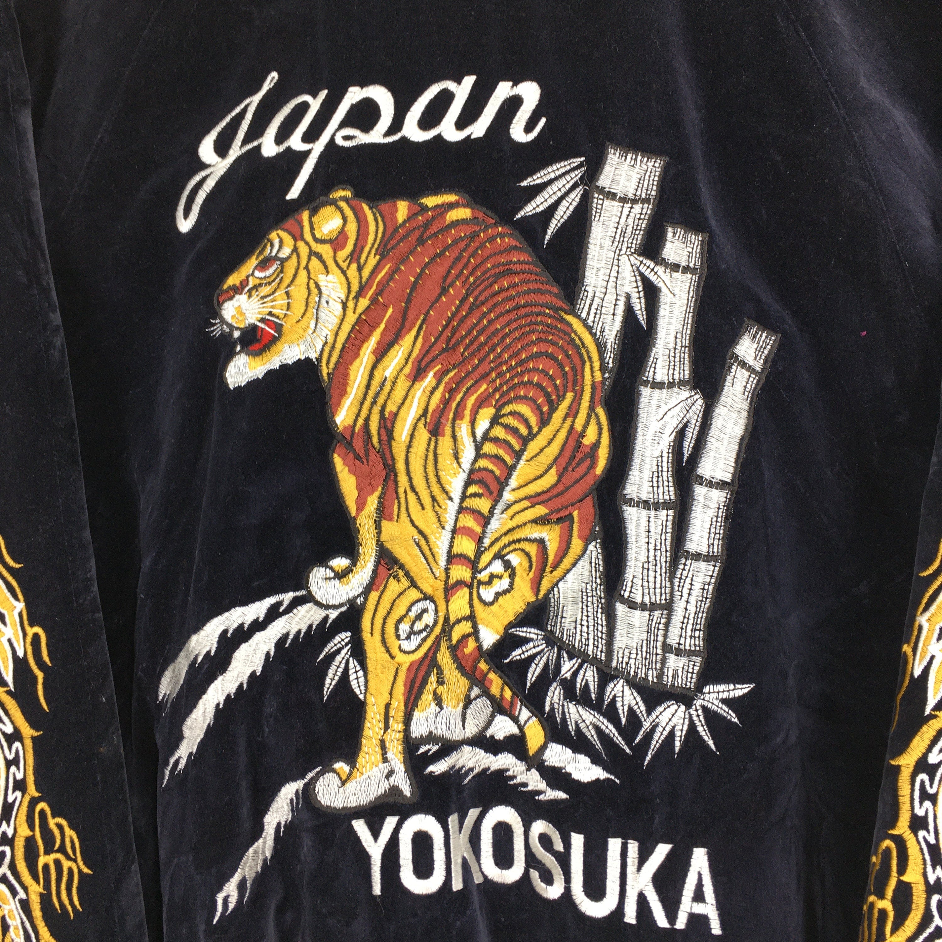 Sukajan Tiger Yokosuka Souvenir Tiger Jacket Large – axevin