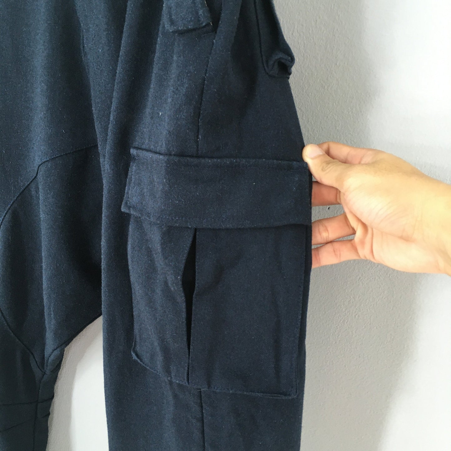 Rovtski Japanese Drop Crotch Cargo Pants Size 30x22