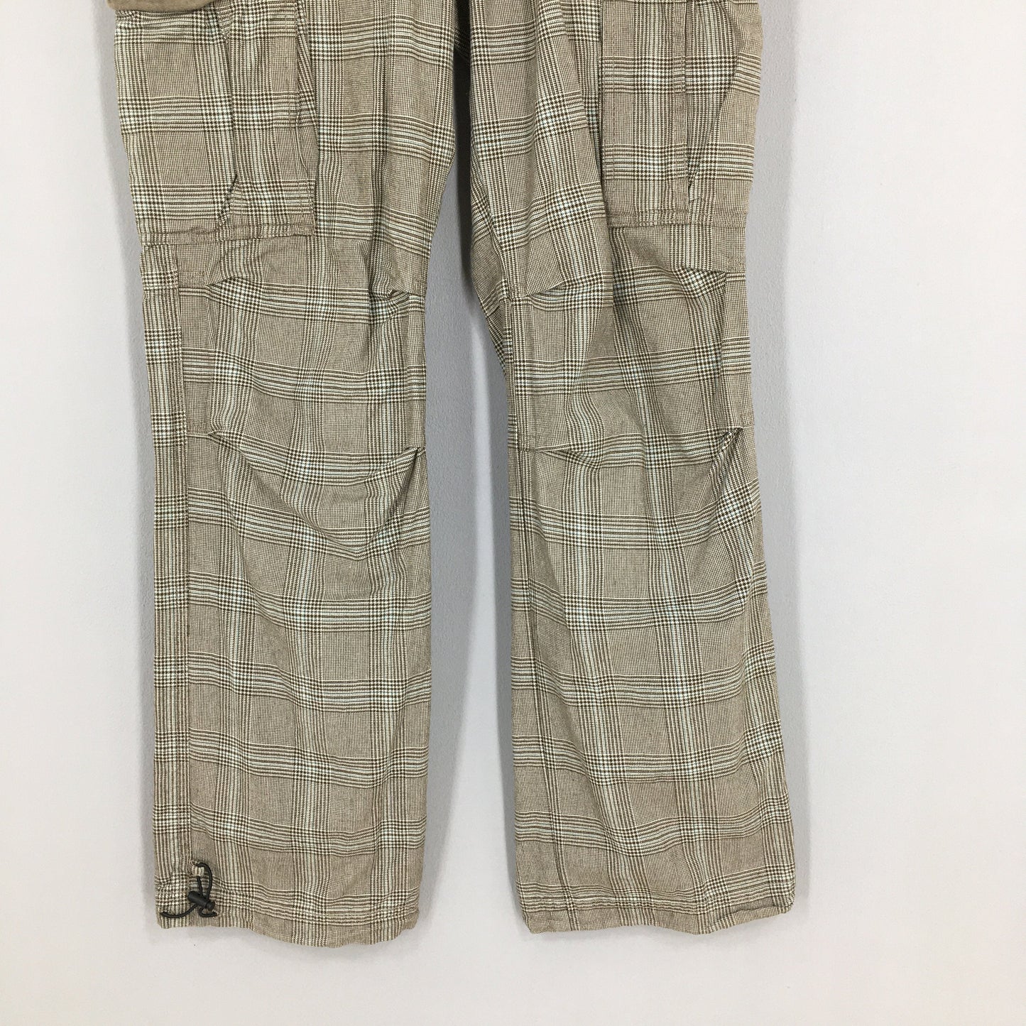 Japanese Kissmark Cargo Tartan Plaid Pants Size 34x32