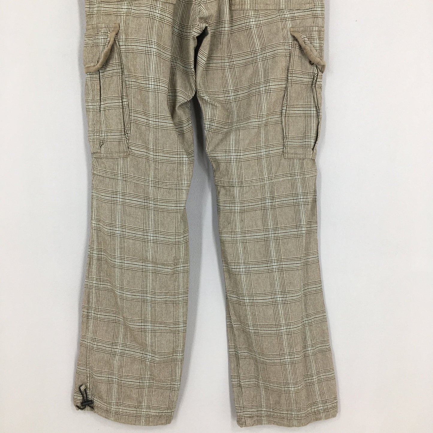 Japanese Kissmark Cargo Tartan Plaid Pants Size 34x32