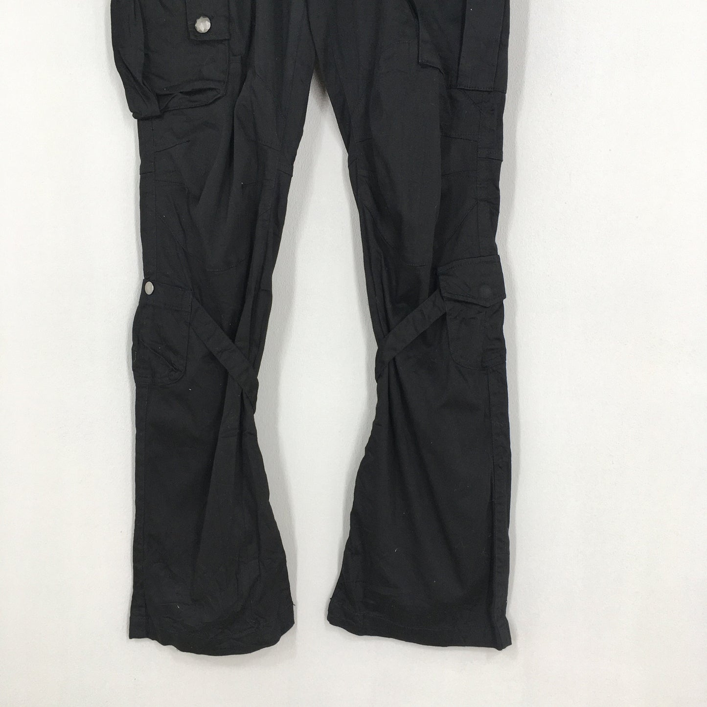 Semantic Design Cargo Black Bondage Pants Size 31x33