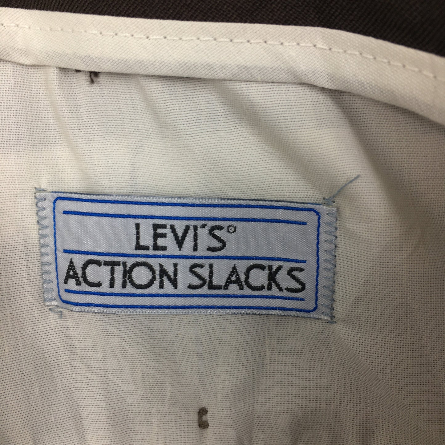 Levi's Action Slacks Sta-Prest Polyester Pants Size 46x31