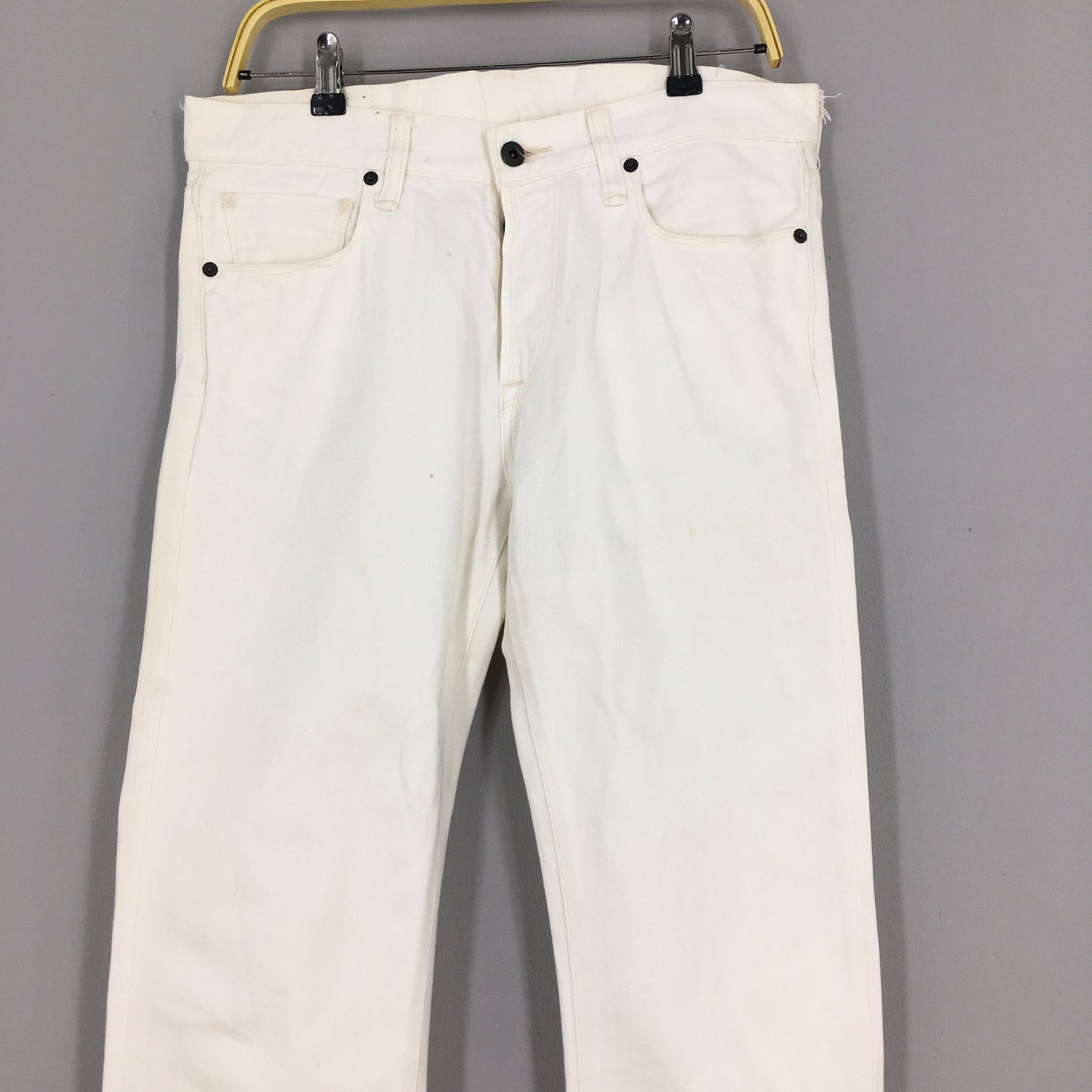 Kuro Japan White Denim Jeans Size 32x31