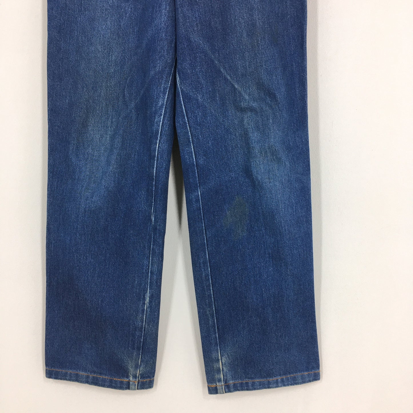 Lancel Paris Indigo Blue Acid Wash Jeans Size 34x29.5