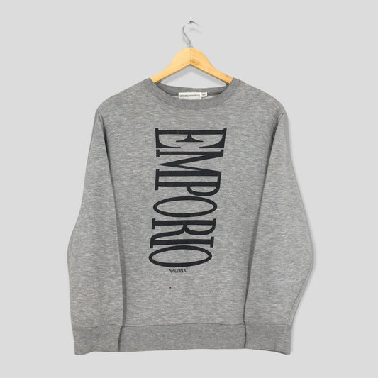 Emporio Armani Gray Sweatshirt Medium