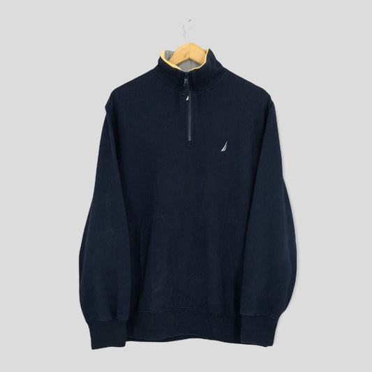 Nautica Navy Blue Sweatshirt Medium