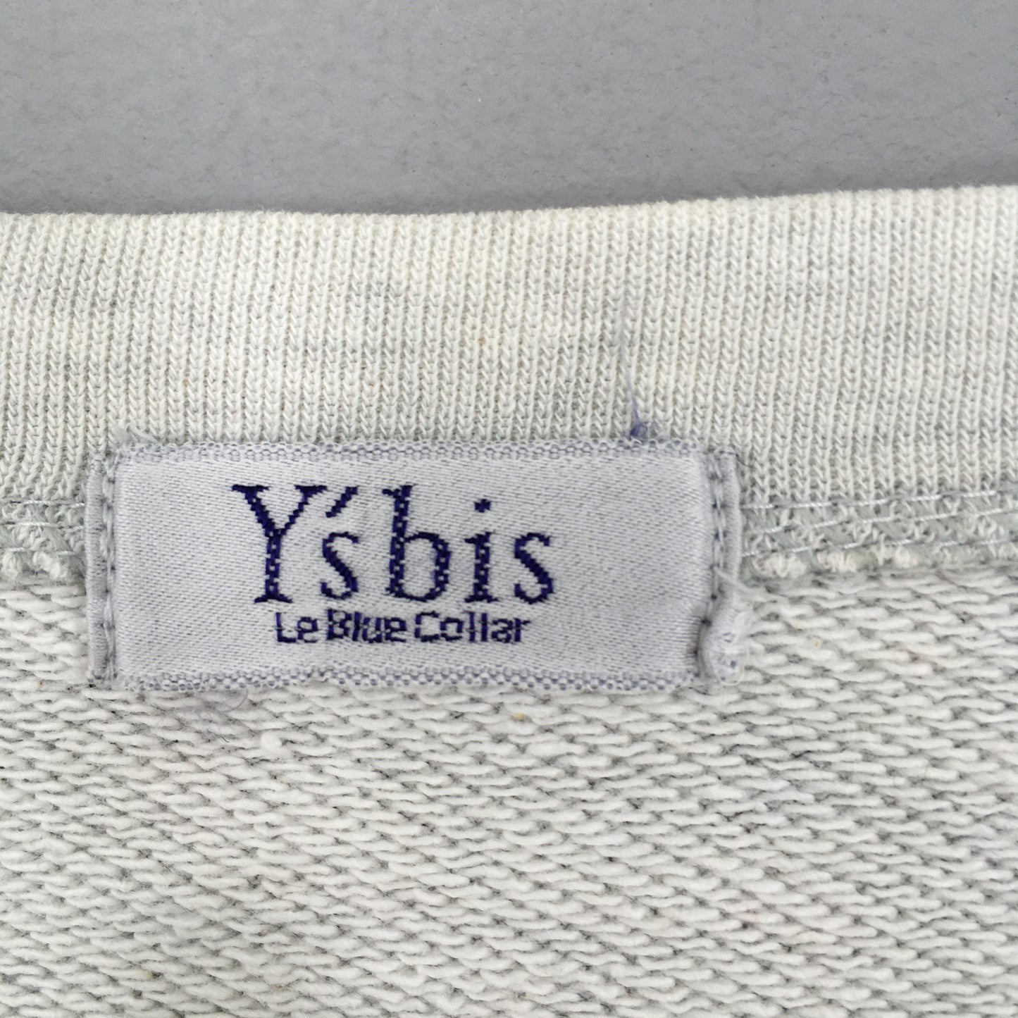 Yohji Yamamoto Y's Bis Le Blue Collar Sweatshirt Medium