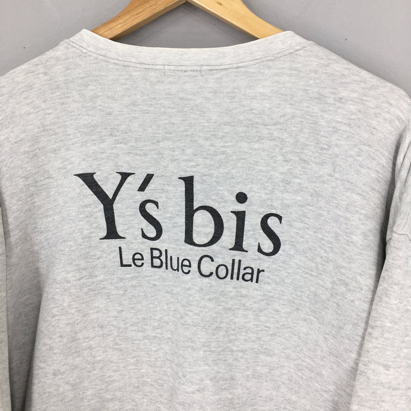 Yohji Yamamoto Y's Bis Le Blue Collar Sweatshirt Medium