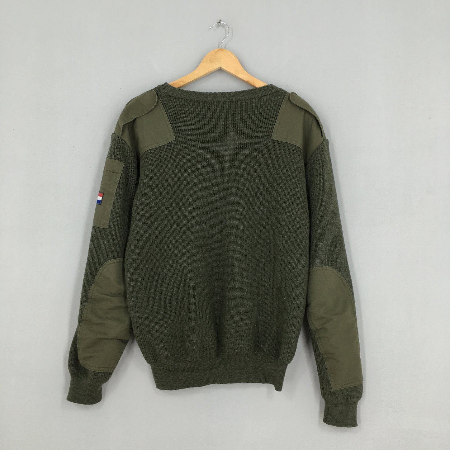 Zuiver Scheerwol Plain Wool Army Knitwear Sweater