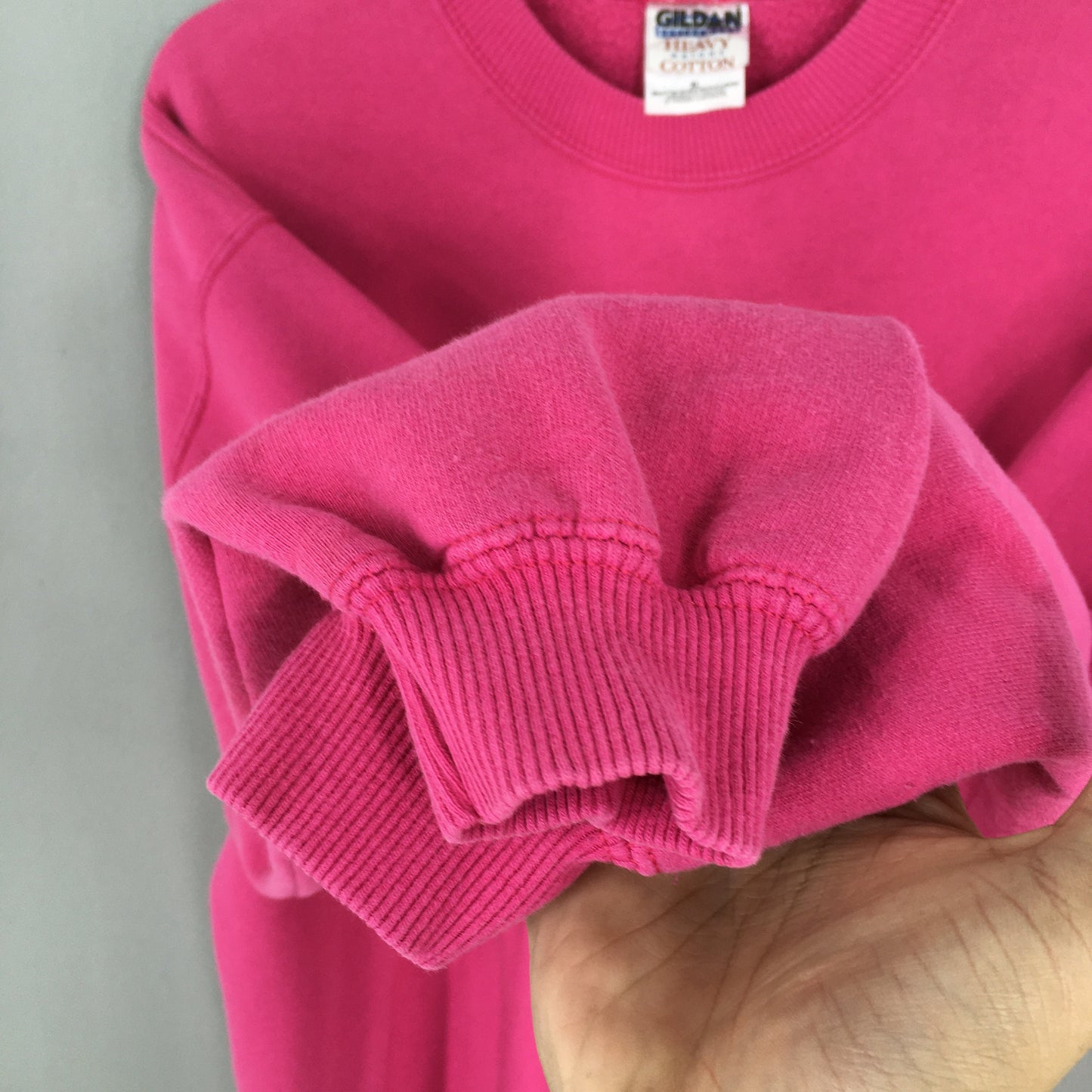 Grandma Embroidery Pink Sweater XLarge