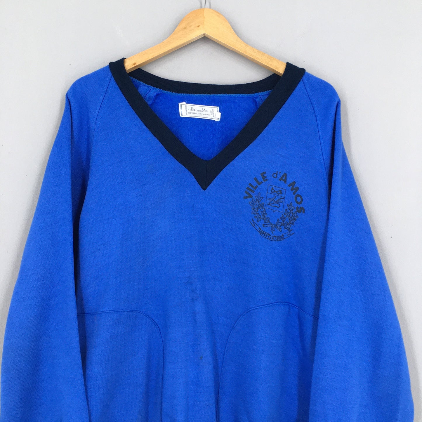 Ville d'Amos Blue Sweatshirt Large