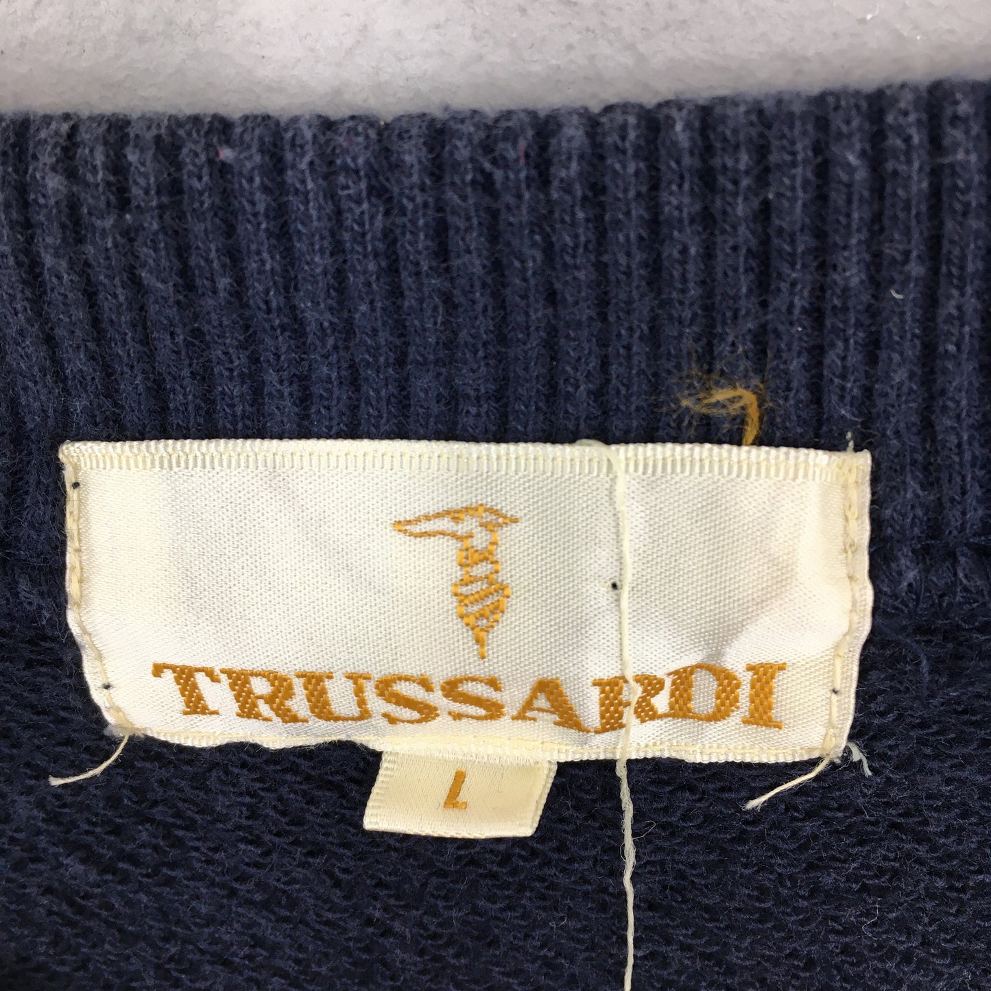 Trussardi Jeans Blue Sweatshirt Large