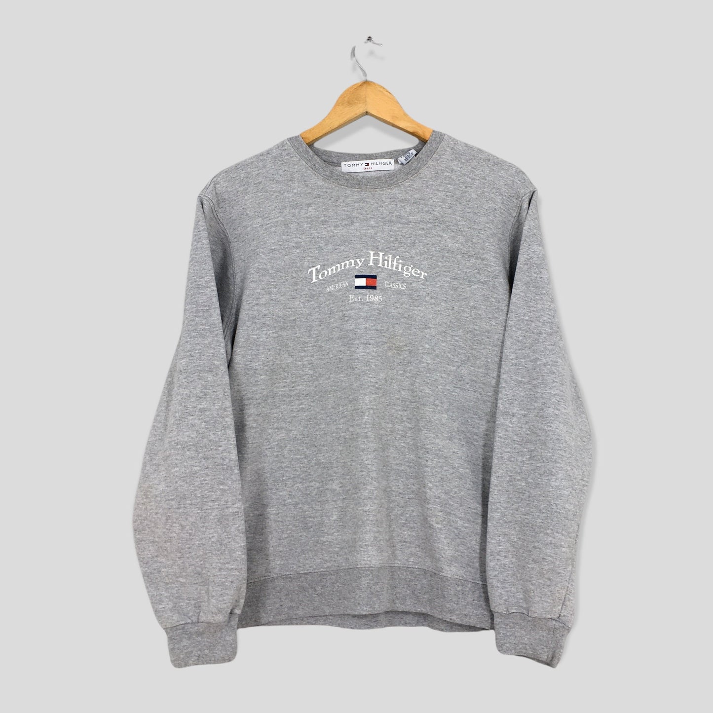 Tommy Hilfiger Gray Sweatshirt Medium